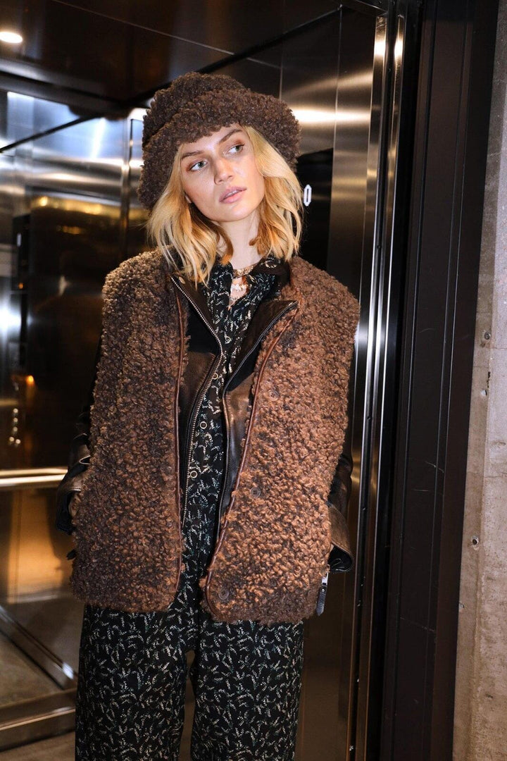 Lollys Laundry - Vadall Vest Sl25490-1066 - 87 Dark Mokka Veste 