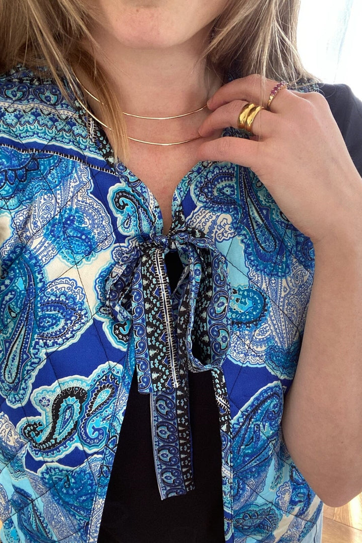 Love & Divine - Love1083-1 - 800 Blue Scarf Veste 