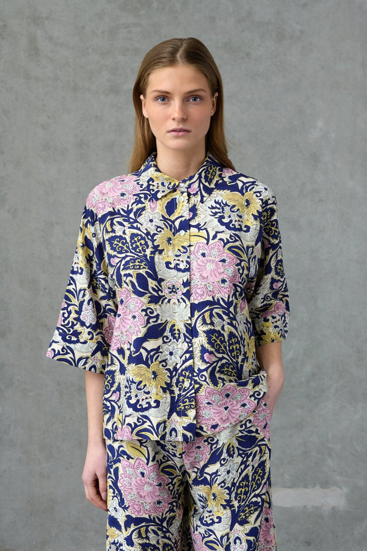 Love & Divine - Love1338-3 19917 - 801 - Navy Paisley