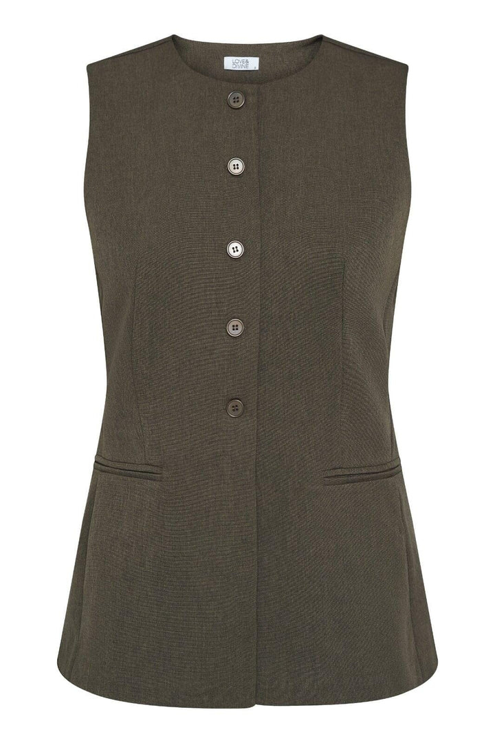 Forudbestilling - Love & Divine - Love1343 18770 - 201 - Brown Mel. Veste 