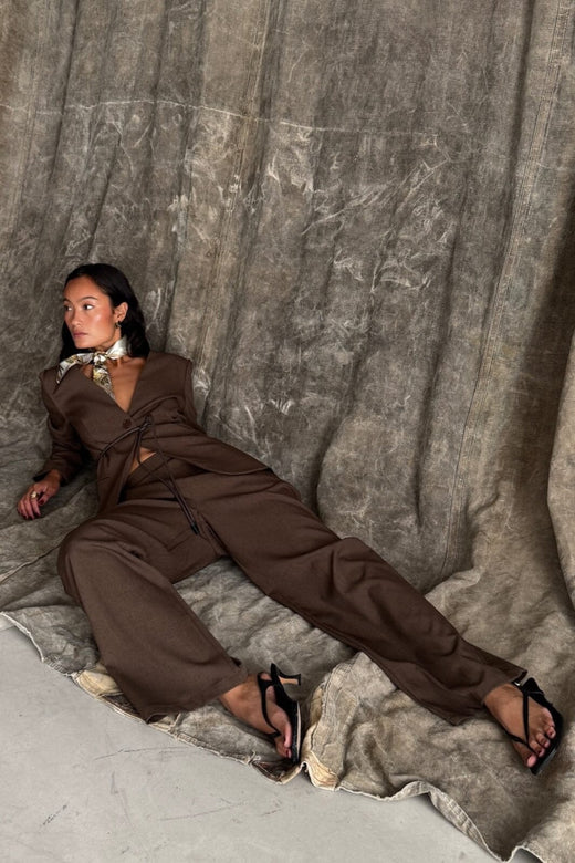 Love & Divine - Love1345 18772 - 201 - Brown Mel. Bukser 