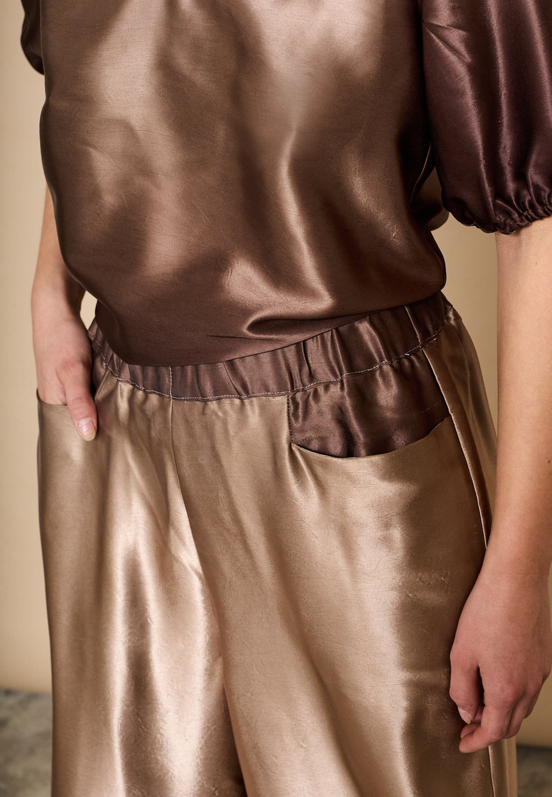 Love & Divine - Love1402 19122 - 804 - Brown Comb. Bukser 