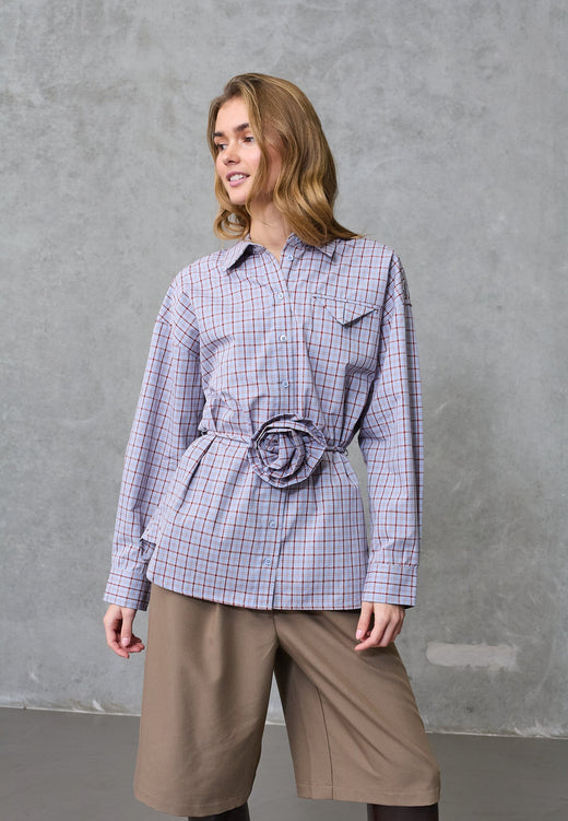 Love & Divine - Love1488 19558 - 840 - Blue Check Skjorter 