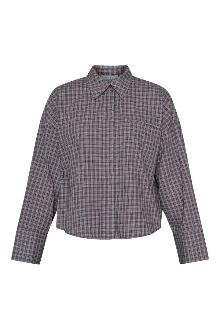 Love & Divine - Love1495 19593 - 841 - Brown Check Skjorter 