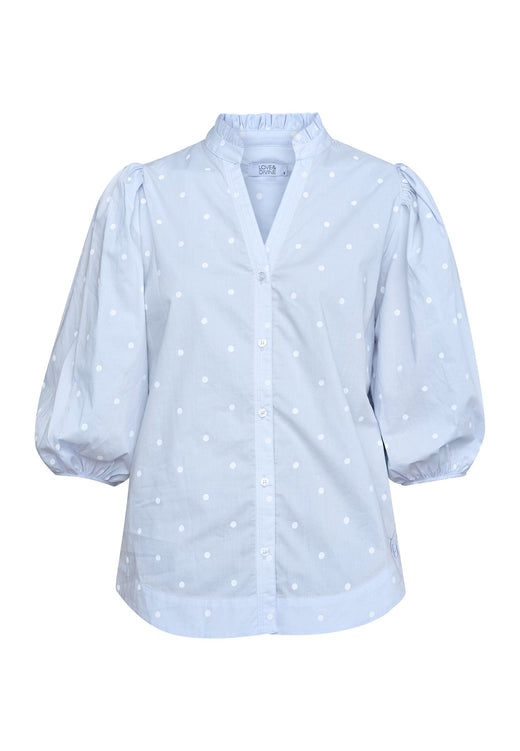 Love & Divine - Love1532 19810 - 410 - L.Blue Dot Skjorter 