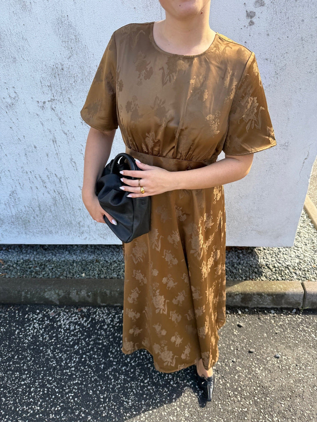 Love & Divine - Love1561-2 20353 - 812 - Brown Flower Kjoler 