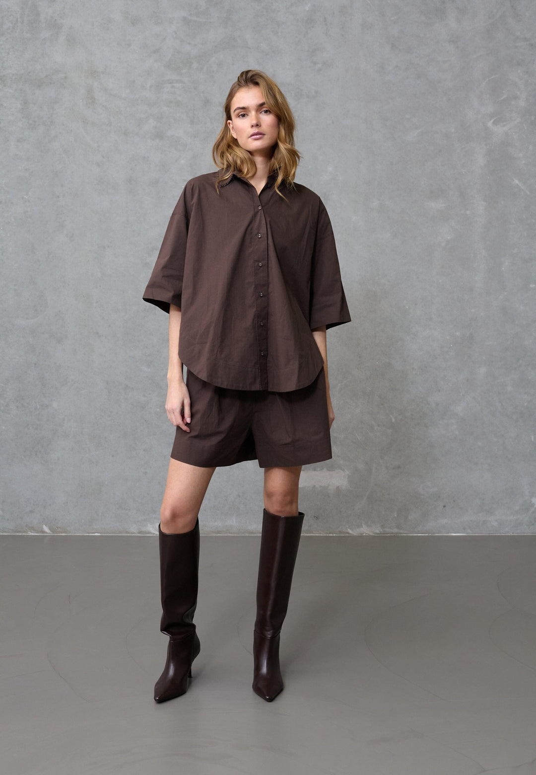 Love & Divine - Love971-15 19850 - 222 - D. Chocolate Skjorter 