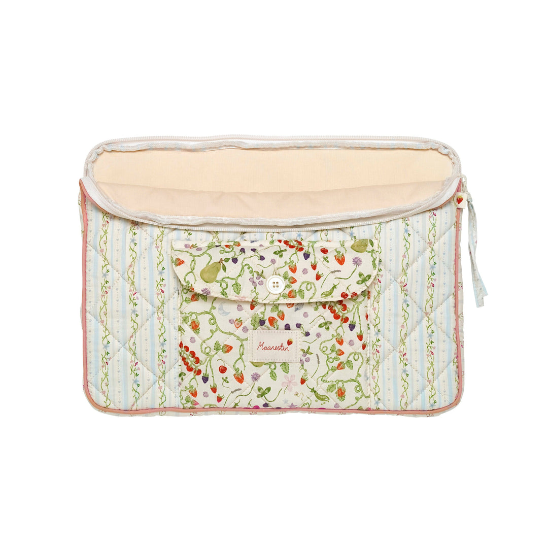 Maanesten - Alesea Computer Sleeve Summer Stripes Blue - 4118 Tasker 