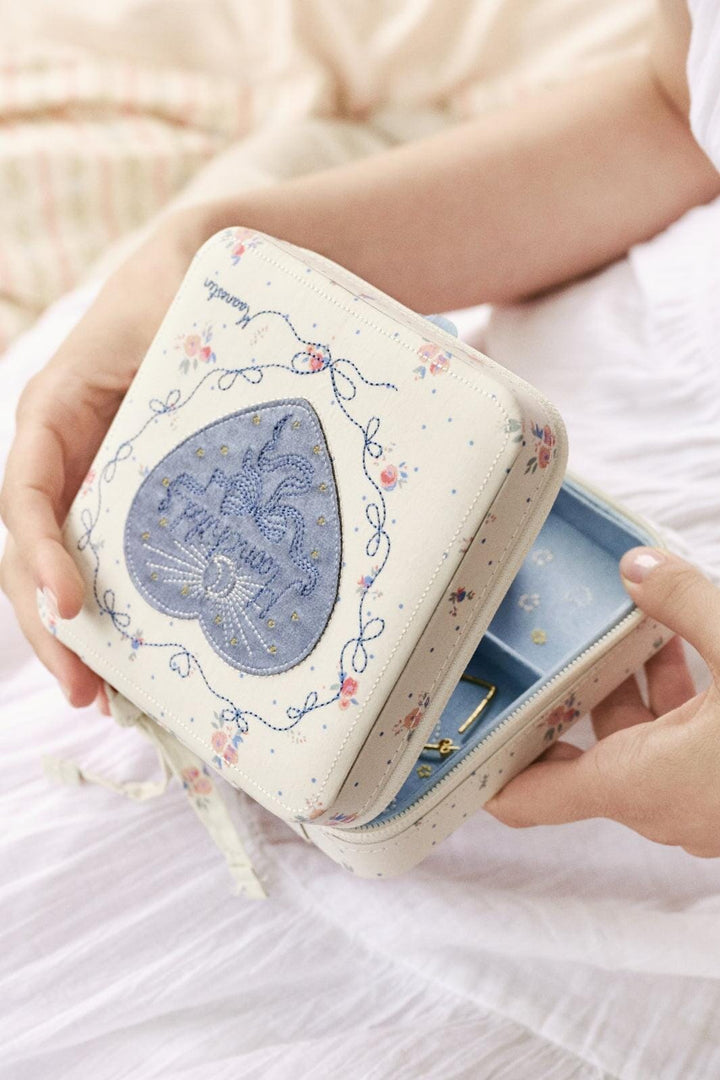 Maanesten - Amelia Jewelry Box 4192 - Sky Blue Accessories 