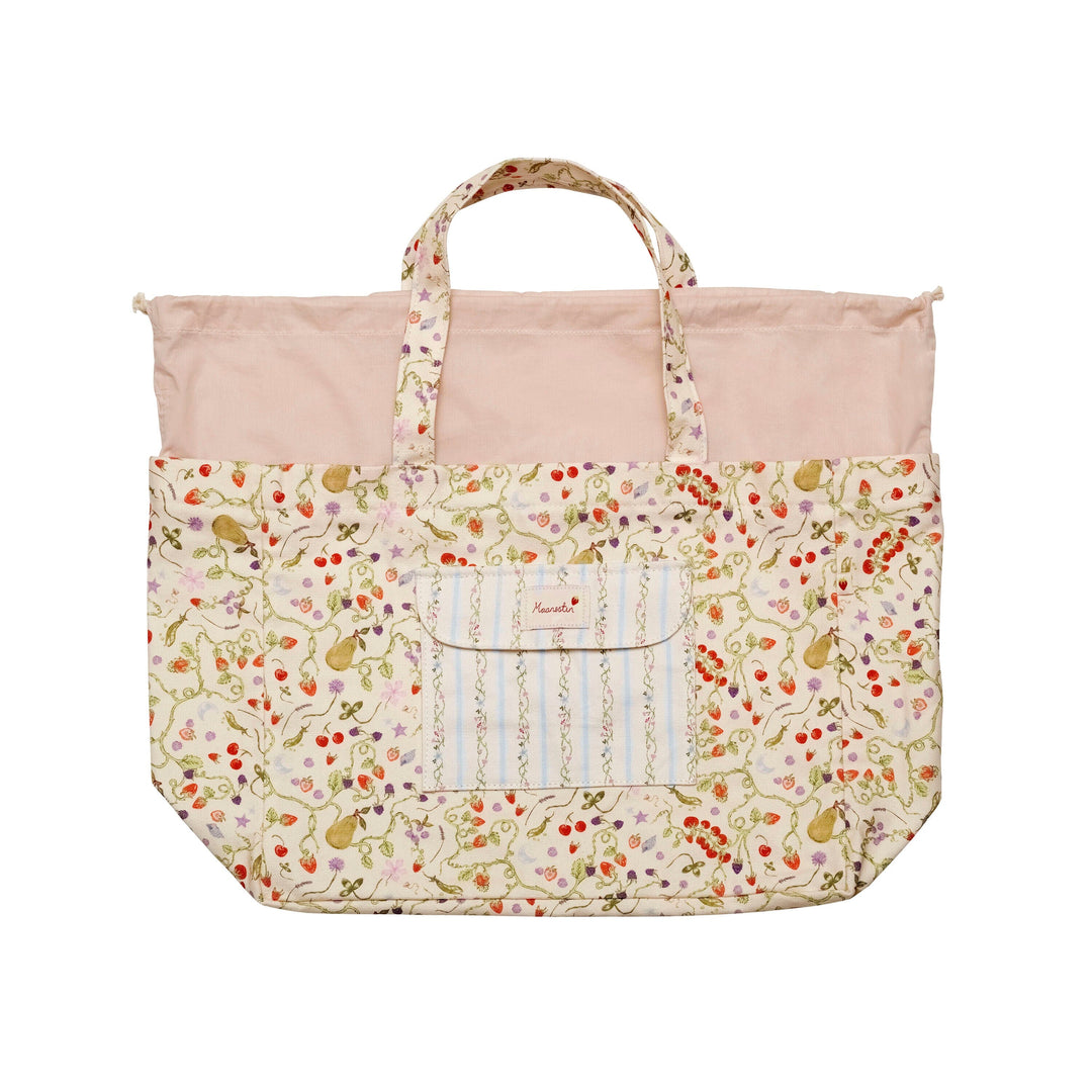 Maanesten - Big Canvas Totebag Garden Magic Ivory - 4122 Tasker 