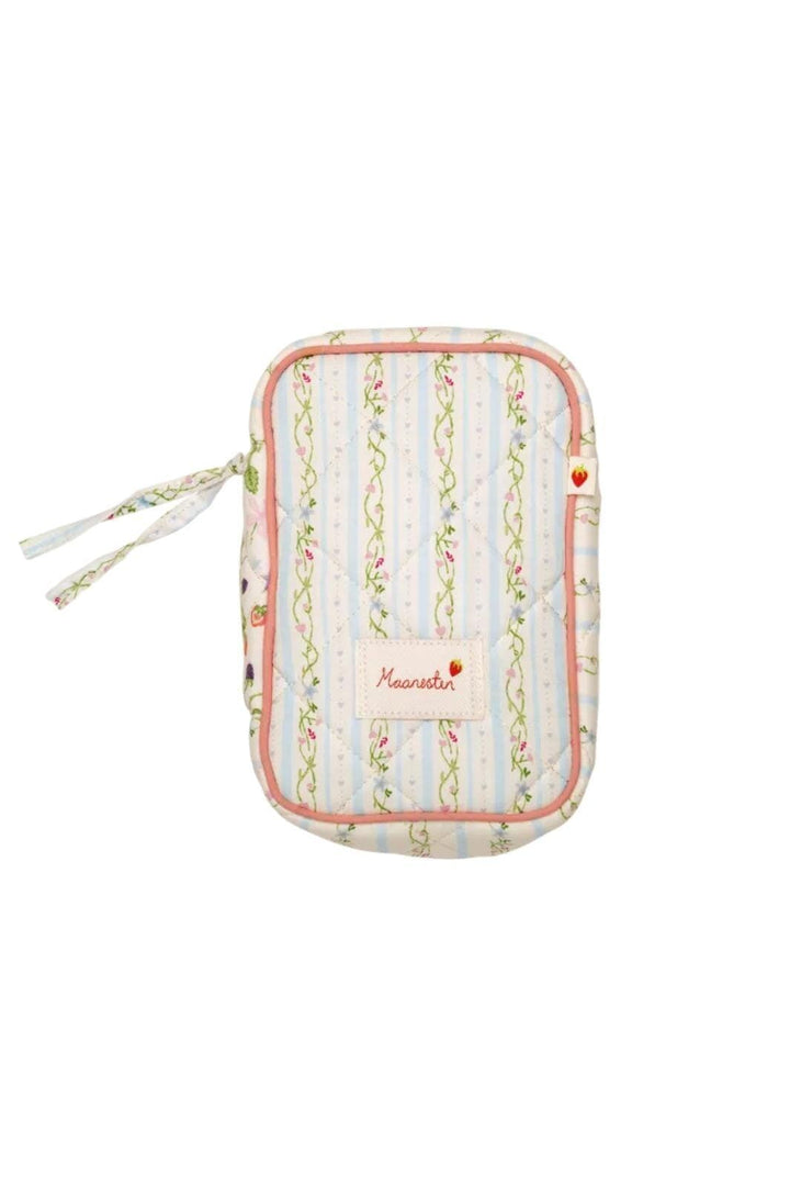 Maanesten - Dreams Makeup Bag Summer Stripes Blue - 4120 Toilettasker 