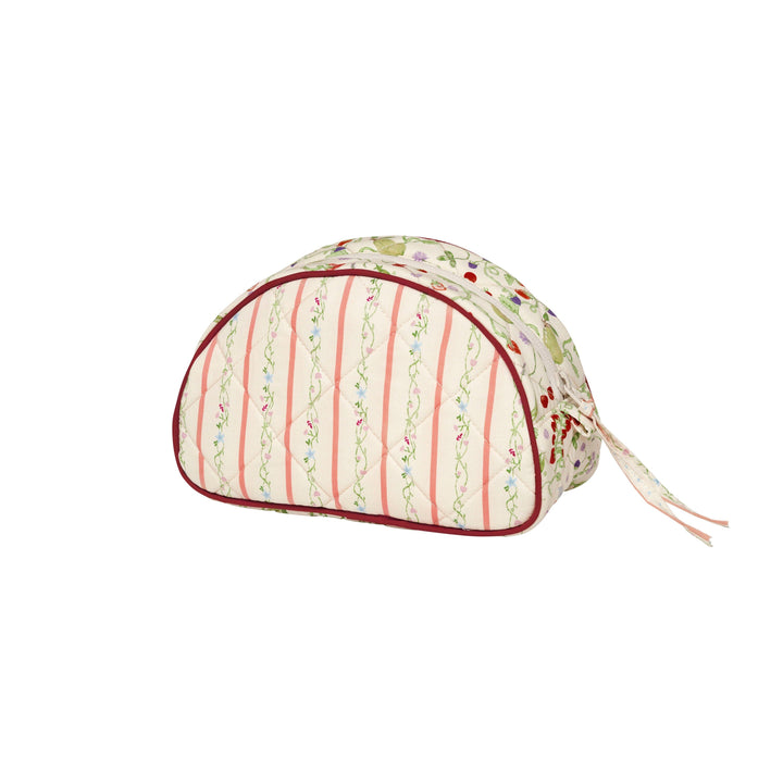Maanesten - Makeup Bag Medium Summer Stripes Peach - 4113 Toilettasker 