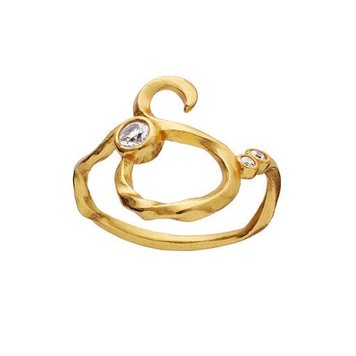 Maanesten - S Alphabet Ring - 4945a Ringe 