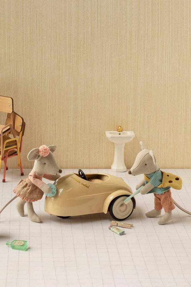 Maileg - Bil, Mus - Beige - 11-6107-00 Legetøj 
