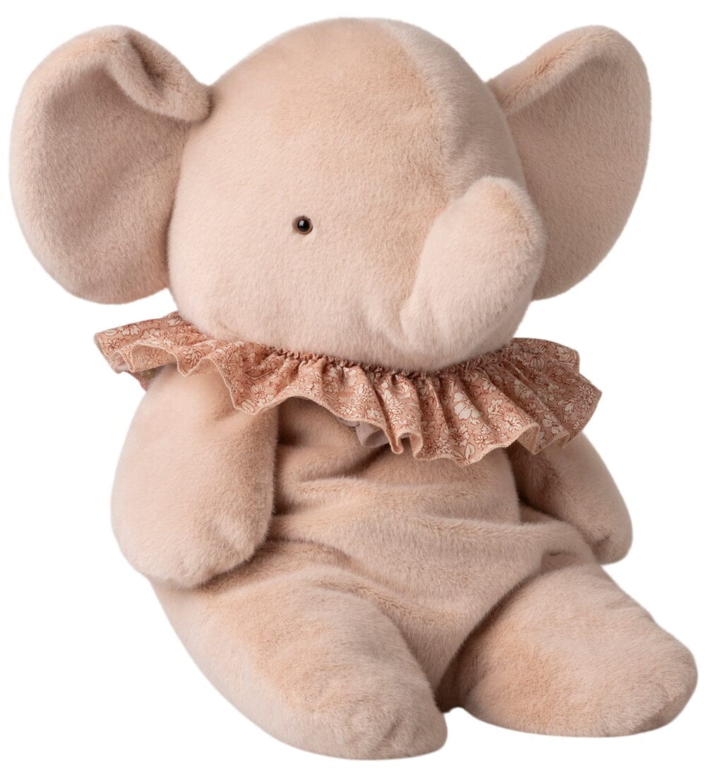 Maileg - Elefant, Plys, Stor - Lyserød 16-6997-00 Legetøj 