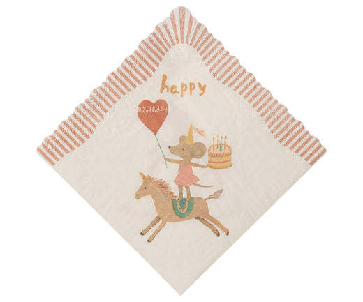 Maileg - Serviet, Enhjørning - 15 Cm X 15 Cm Legetøj 