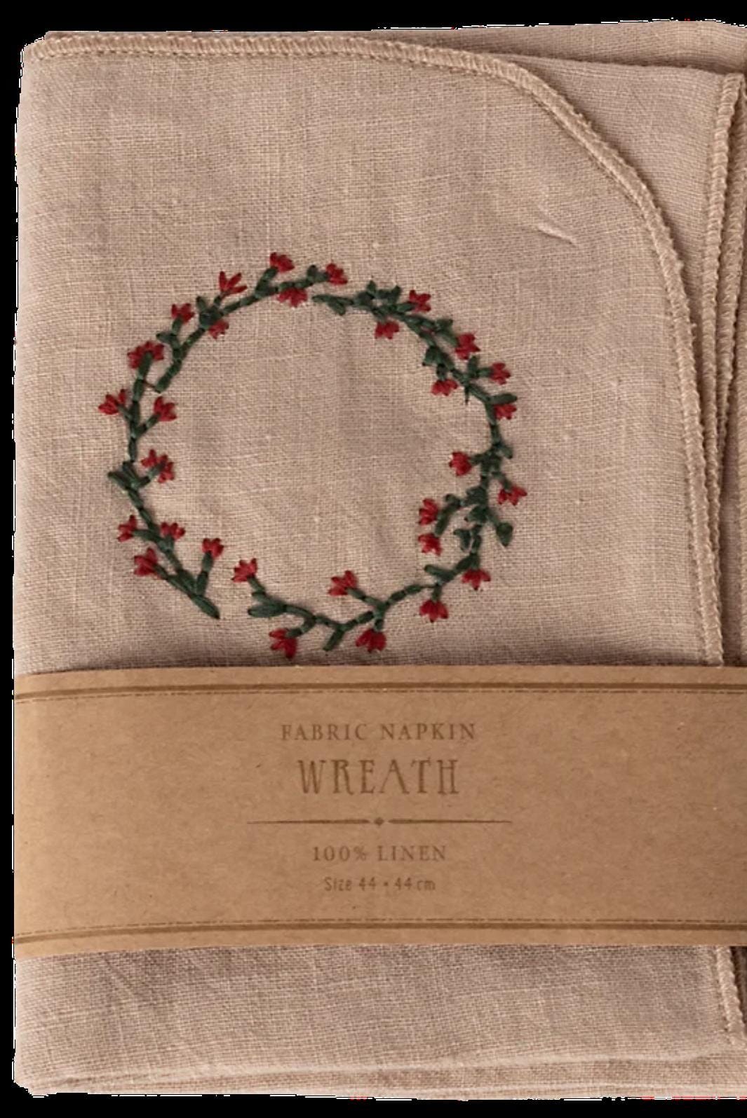 Maileg - Stofserviet, Krans - 14-5100-00 Julepynt 