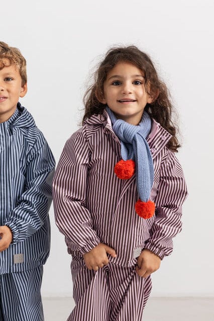 Marmar - Oddy Set - Pink Brown Stripes 1851 Regntøj 