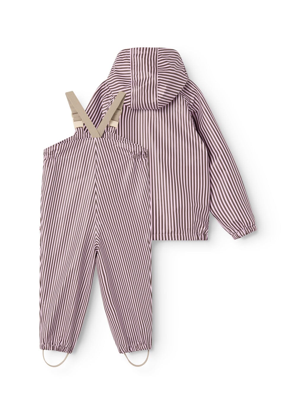 Marmar - Oddy Set - Pink Brown Stripes 1851 Regntøj 