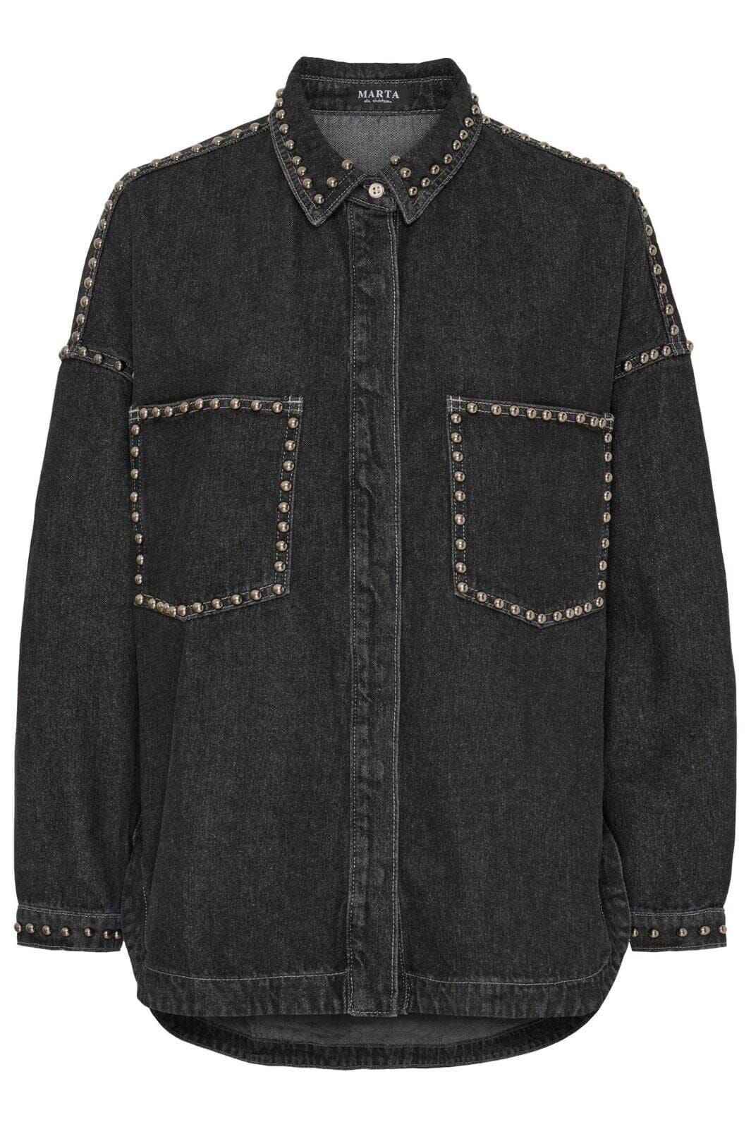 Marta Du Chateau - Mdceila Shirt MDC222-V8304 - Grey Skjorter 