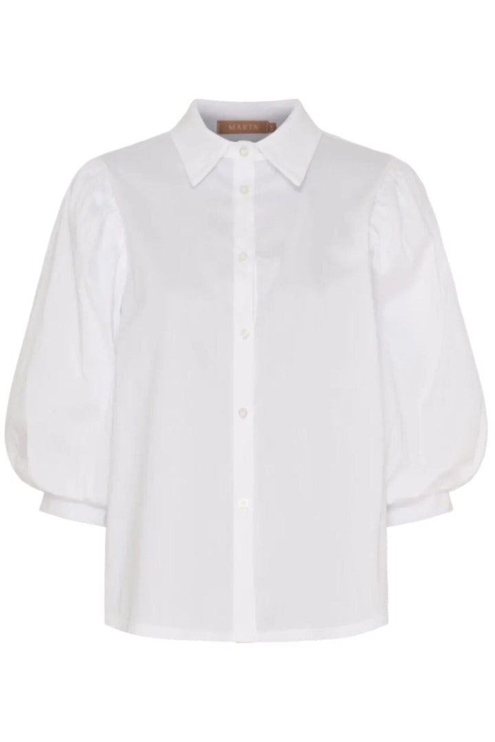 Marta Du Chateau - Mdcaivory Blouse 58863M - Optical White Skjorter 