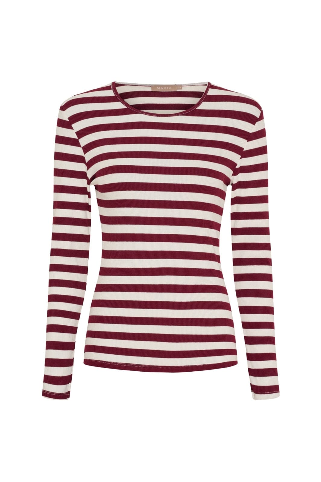 Marta Du Chateau - Mdcbegonia Ls Tee 7702 - Bordeaux