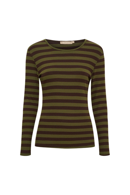 Marta Du Chateau - Mdcbegonia Ls Tee 7702 - Moro/Sottobosco