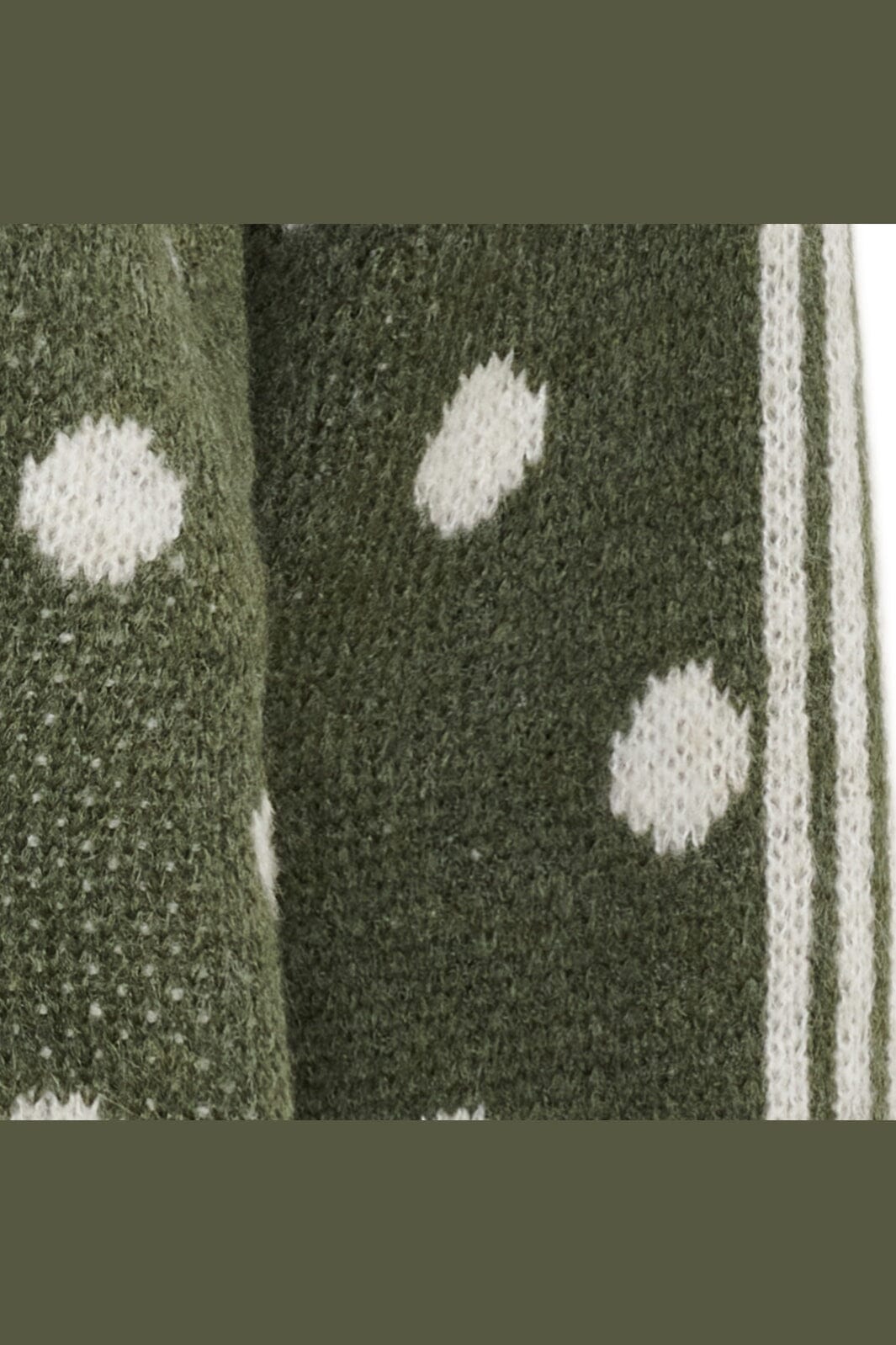 Marta Du Chateau - Mdcbellora Knit 9730 - Military/Beige