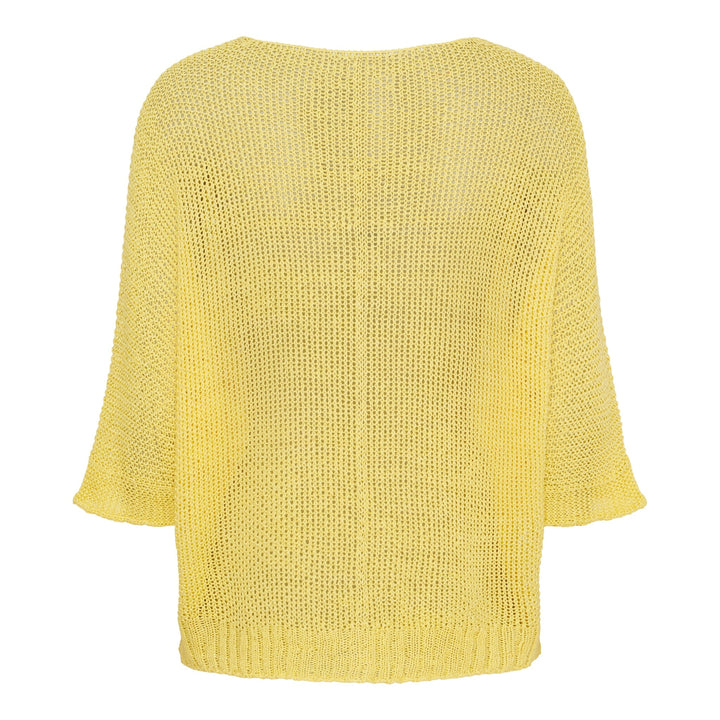 Marta Du Chateau - Mdcbetina Knit 7010 - Yellow108 Strikbluser 