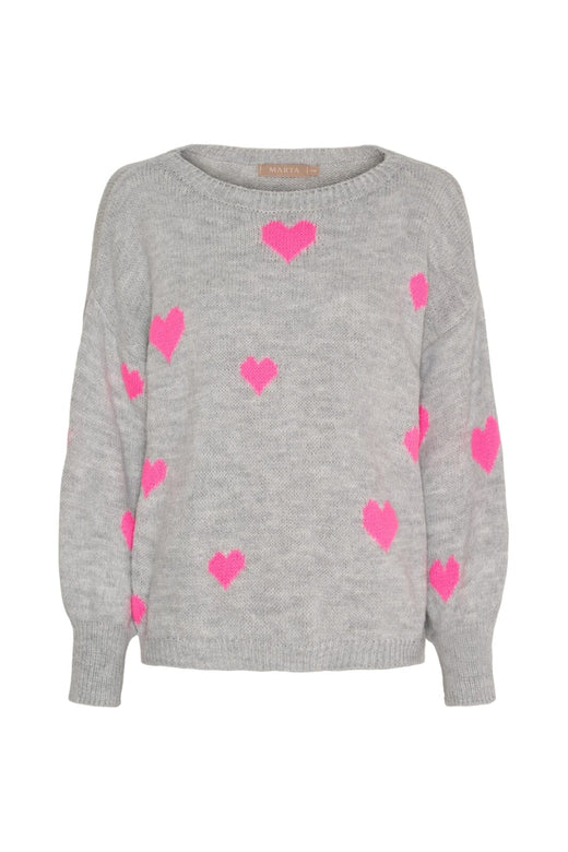 Marta Du Chateau - Mdcclover Knit 9582 - Grey