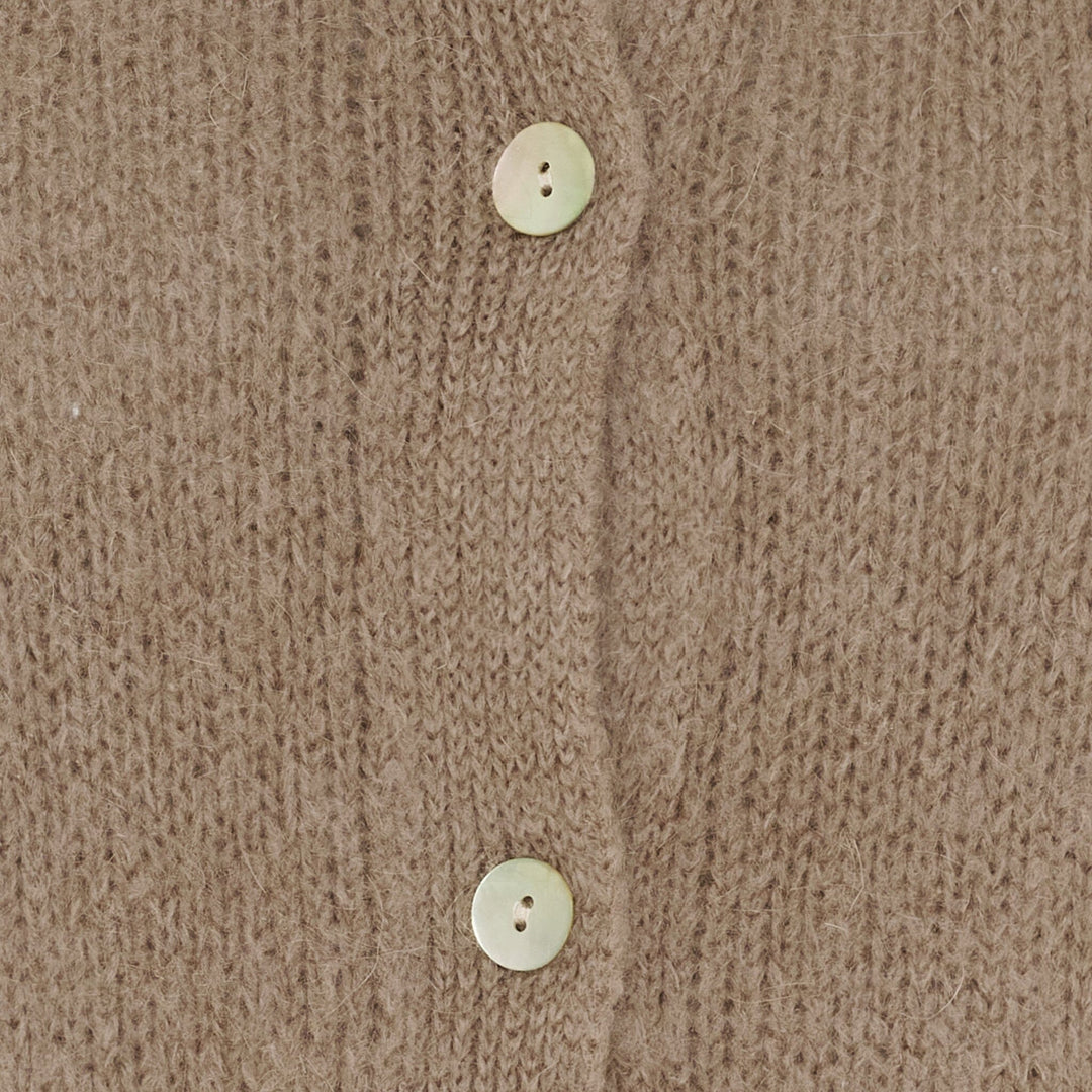 Marta Du Chateau - Mdccosima Knit Cardigan 5223 - Tortora27654 Cardigans 
