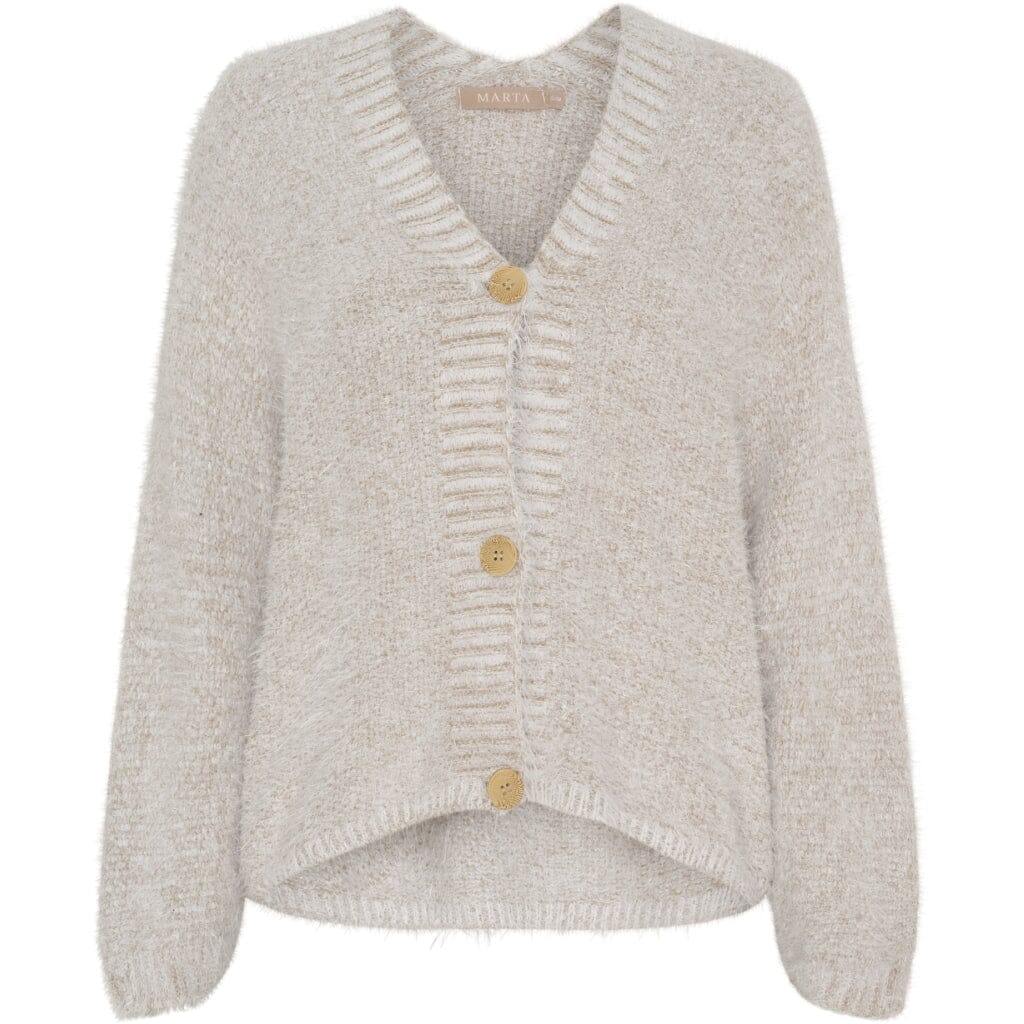 Marta Du Chateau - Mdcdakota Knit 809 - Fango Cardigans 