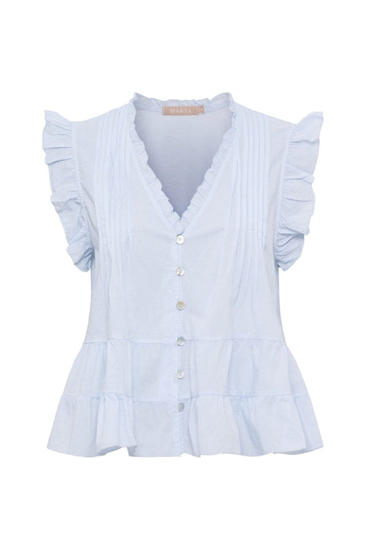 Marta Du Chateau - Mdcemira Top TC68181 - Cielo