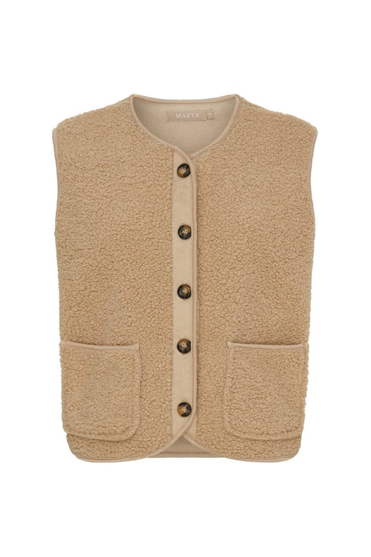 Marta Du Chateau - Mdcemmie Vest 25172 - Camel