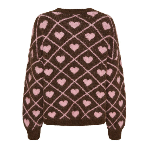 Marta Du Chateau - Mdcferay Knit 8151 - Moro9510/Rosa9532 Strikbluser 