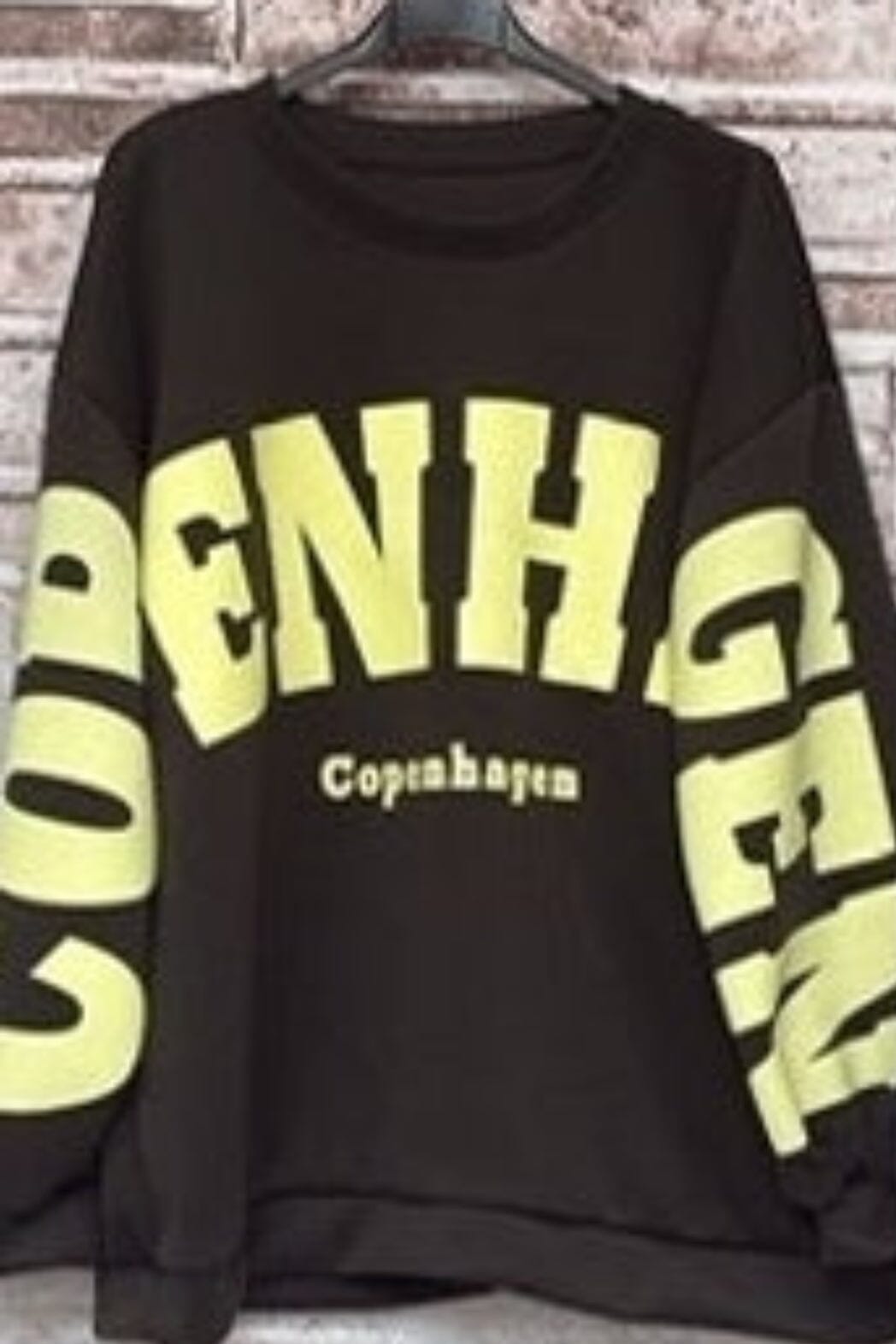 Marta Du Chateau - Mdchibiscus Sweatshirt 22659 - Brown/Yellow