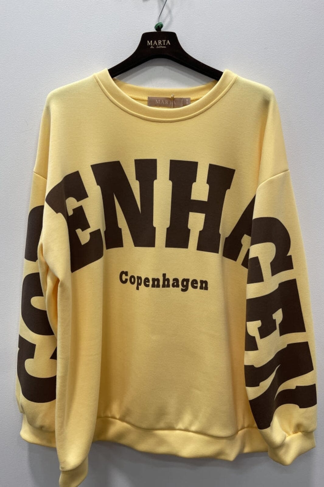 Marta Du Chateau - Mdchibiscus Sweatshirt 22659 - Yellow/Moro Sweatshirts 