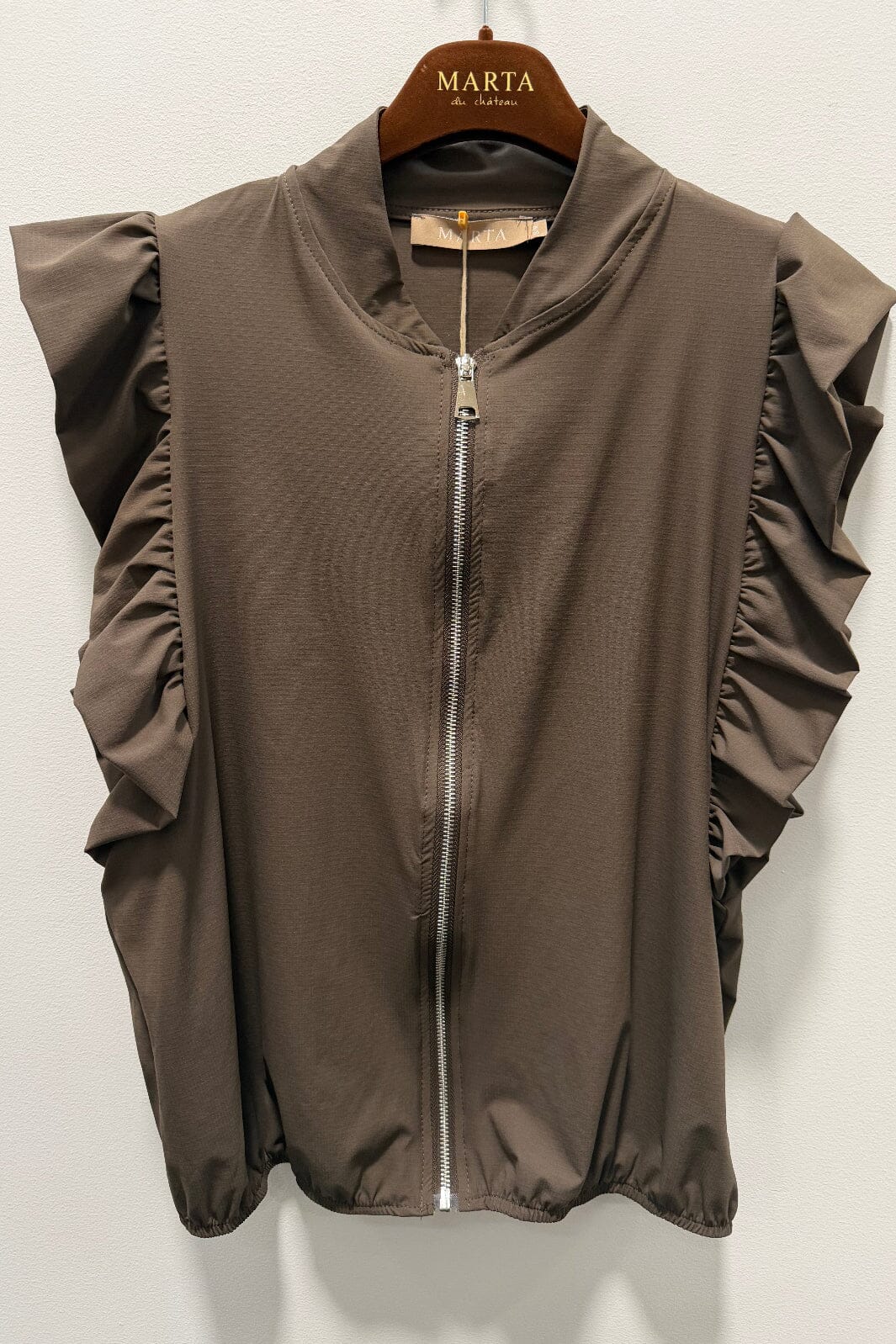 Marta Du Chateau - Mdcjannie Vest 58876M - Coffee Veste 