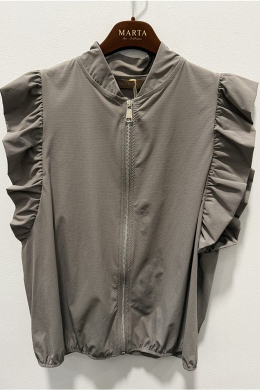 Marta Du Chateau - Mdcjannie Vest 58876M - Fango