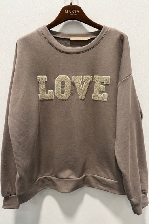 Marta Du Chateau - Mdcjessa Sweatshirt 7976 - Fango Melange