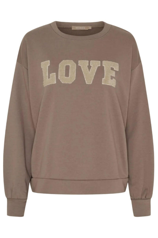 Marta Du Chateau - Mdcjessa Sweatshirt 7976 - Fango Melange Sweatshirts 