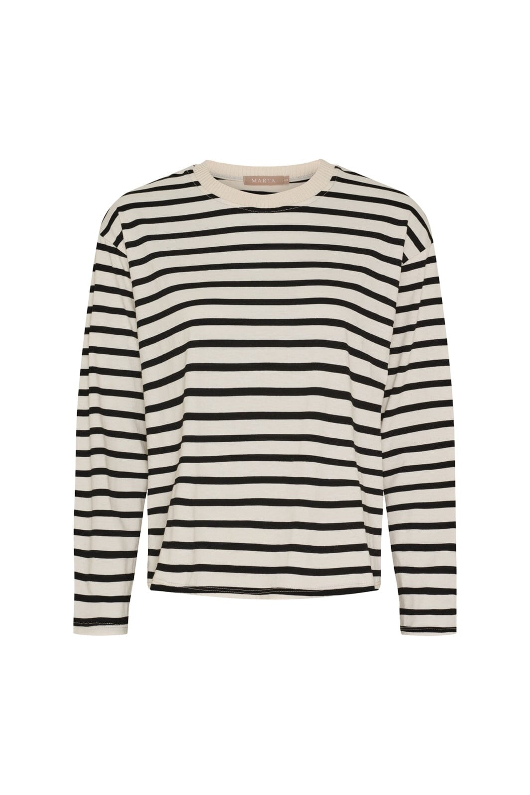Marta Du Chateau - Mdckara Ls Tee 58709 - Black