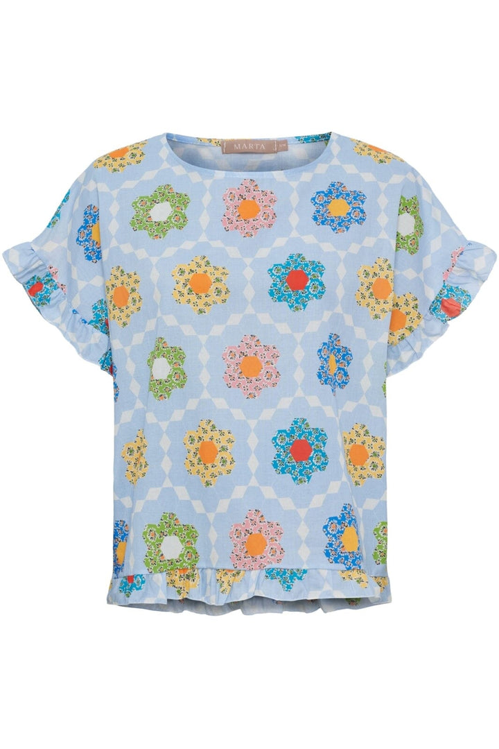 Marta Du Chateau - Mdckasimira Top 268483 - Lightblueipa1401D2