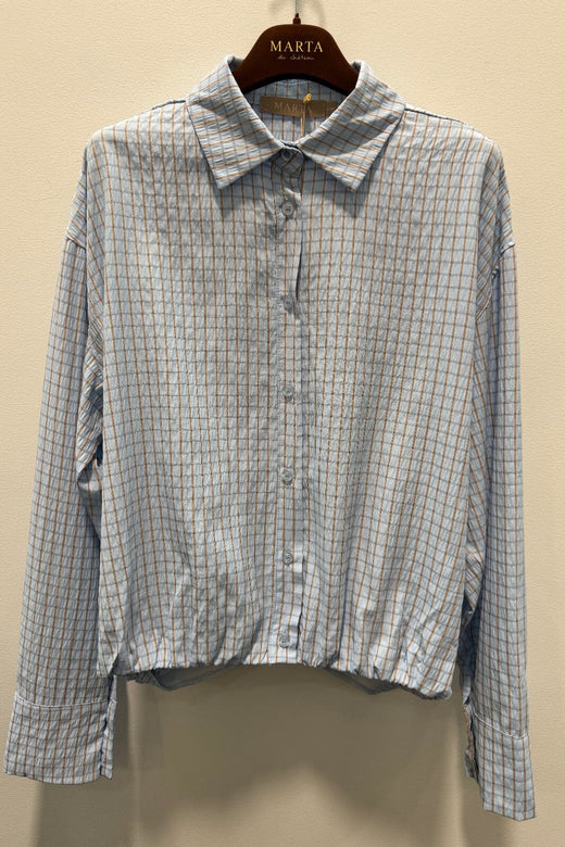 Marta Du Chateau - Mdclaerke Shirt 58771M - Sky Skjorter 