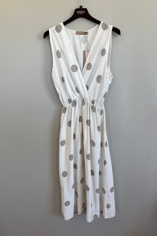 Marta Du Chateau - Mdclinetta Dress 23126 - White Kjoler 