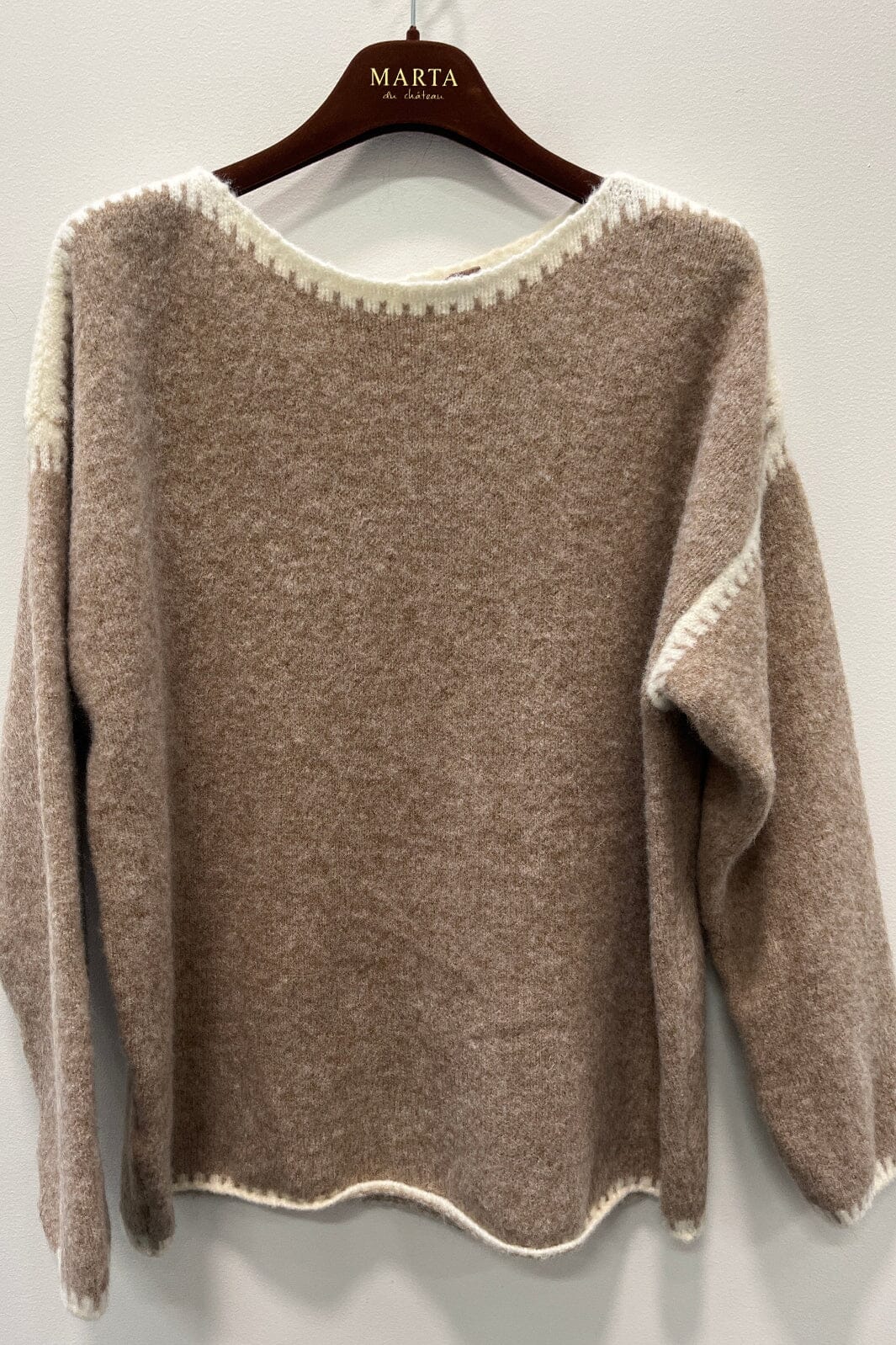 Marta Du Chateau - Mdclinette Knit KN8032 - Fangow057 Strikbluser 