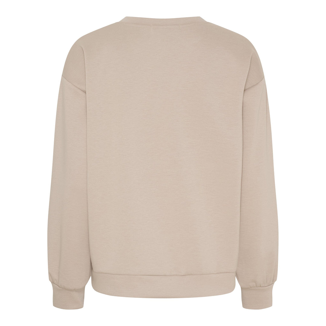 Marta Du Chateau - Mdcliora Sweat 58512M - Fango/Black Sweatshirts 
