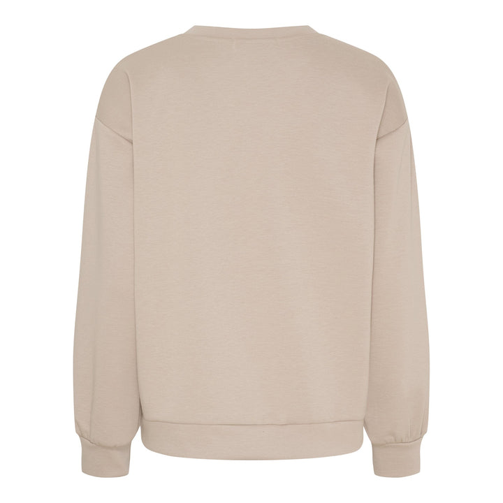 Marta Du Chateau - Mdcliora Sweat 58512M - Fango/Black Sweatshirts 
