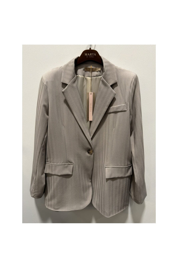 Marta Du Chateau - Mdcmajken Blazer 15502RC - Dark Beige