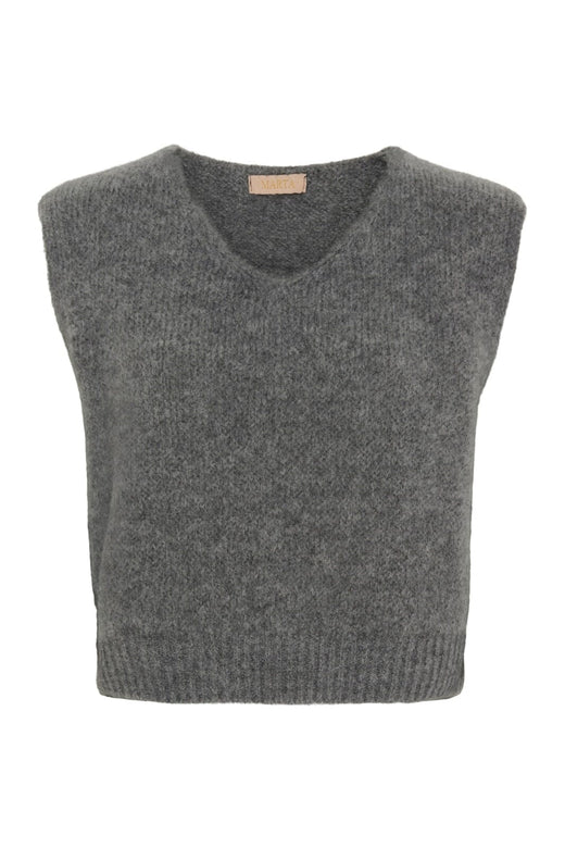 Marta Du Chateau - Mdcmarlene Vest 5114 - Grey